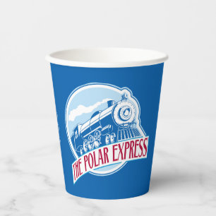 The Polar Express   Train Badge Paper Cups