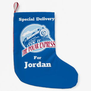 The Polar Express Train Badge Small Christmas Stocking