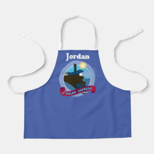 The Polar Express   Vintage Train Badge Apron
