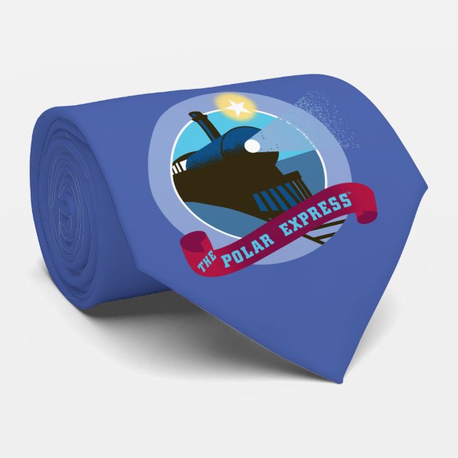 The Polar Express | Vintage Train Badge Tie (Rolled)