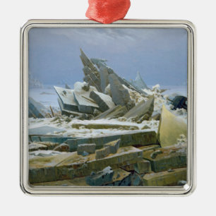 The Polar Sea, 1824 Metal Ornament