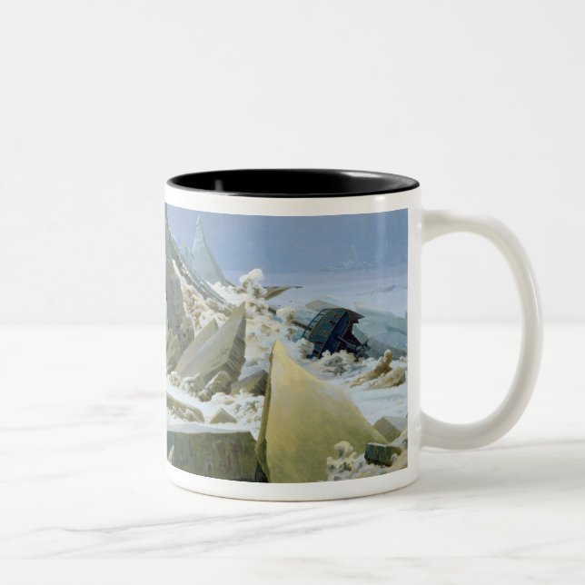 The Polar Sea, 1824 Two-Tone Coffee Mug (Right)