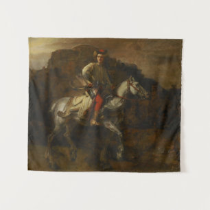 The Polish Rider by Rembrandt van Rijn Tapestry