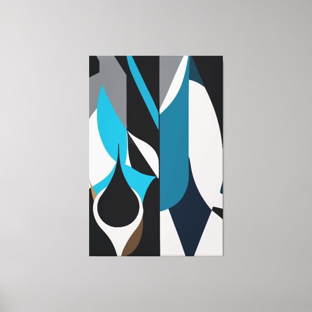 The Polygonal Abstract Canvas Print (Front)