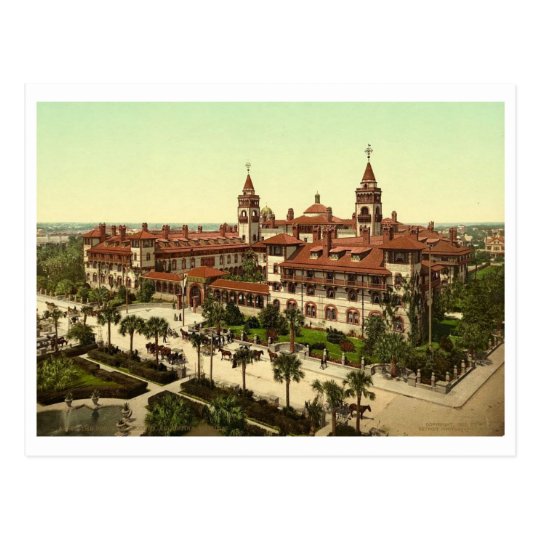 The Ponce De Leon, St. Augustine, Fl c1902 Vintage Postcard