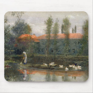 The Pond of William Morris Works at Merton Abbey ( Mouse Pad