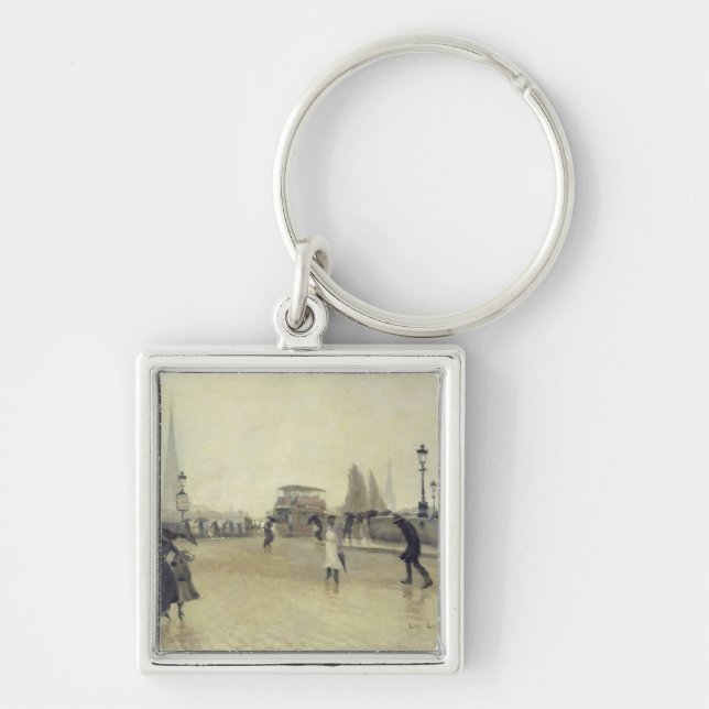The Pont Corneille, Rouen, 1891 Keychain (Front)