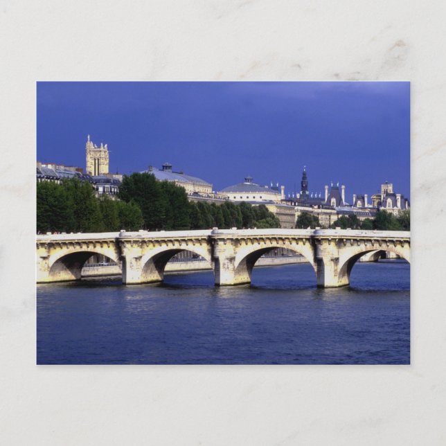 The Pont-Neuf is Paris' oldest bridge, France Postcard (Front)