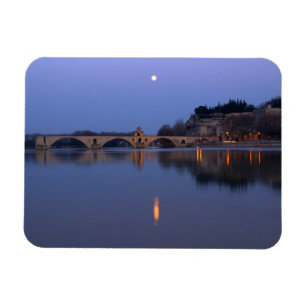 The Pont St. Benezet bridge in Avignon on the Magnet