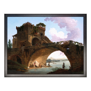 The Ponte Salario by Hubert Robert Photo Print