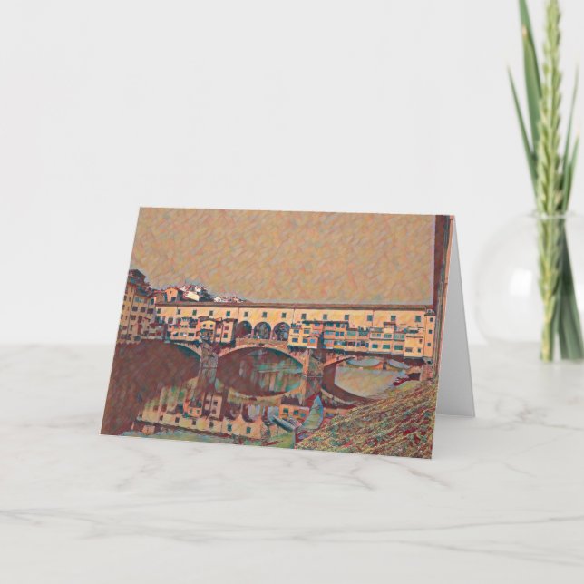 The Ponte Vecchio Card (Front)
