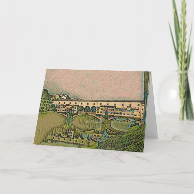 The Ponte Vecchio Card (Front)