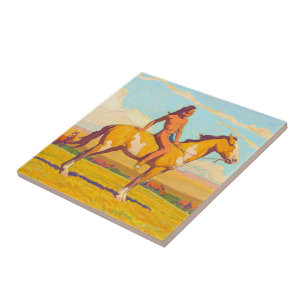 The Pony Boy, 1920 by Maynard Dixon Tile