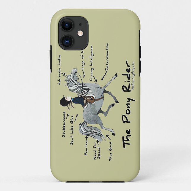 The Pony Rider Case-Mate iPhone Case (Back)