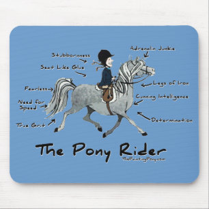 The Pony Rider Mouse Pad