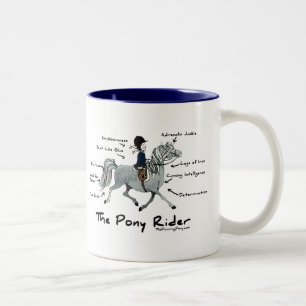 The Pony Rider Two-Tone Coffee Mug
