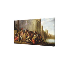 The Pool at Bethesda Stretched Canvas Prints