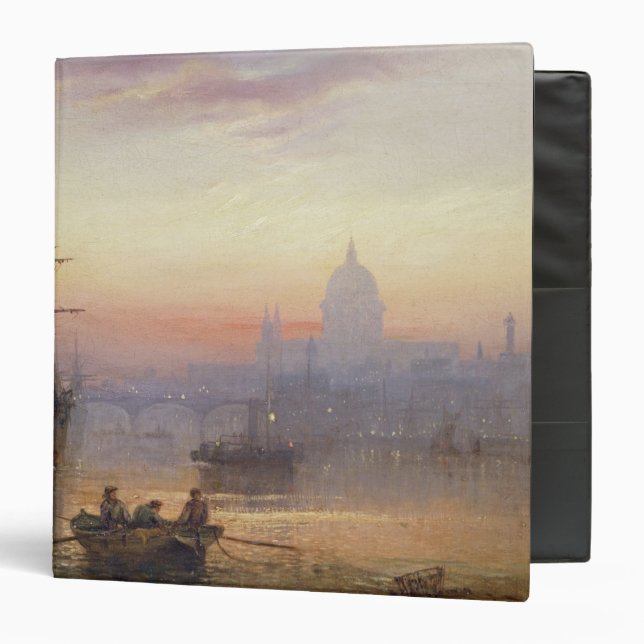 The Pool of London at Sundown, 1876 Binder (Front/Inside)