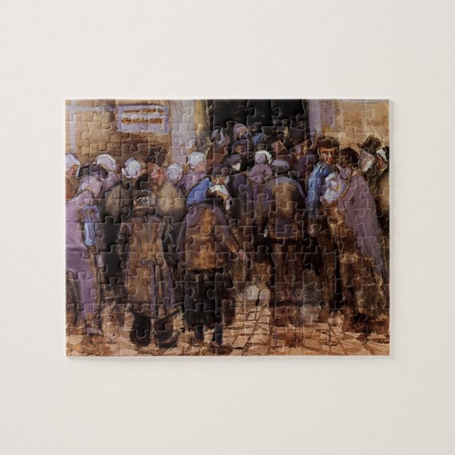 The Poor and Money by Vincent van Gogh Jigsaw Puzzle (Horizontal)
