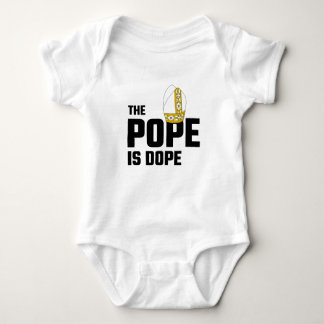 The Pope Is Dope Baby Bodysuit
