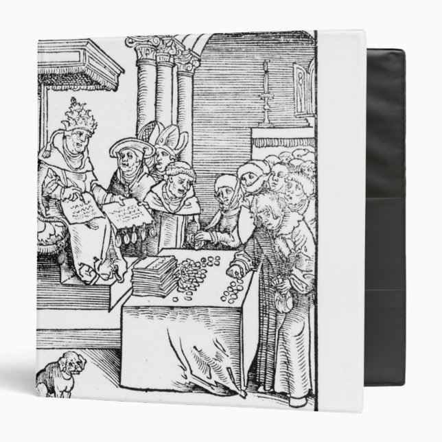 The Pope selling Indulgences Binder (Front/Inside)