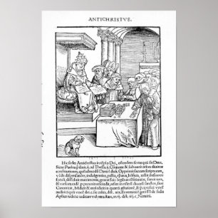The Pope selling Indulgences Poster