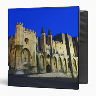 The Pope's Palace in Avignon at sunset. Built 2 Binder
