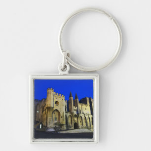 The Pope's Palace in Avignon at sunset. Built 2 Keychain