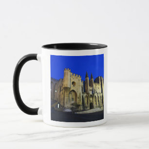 The Pope's Palace in Avignon at sunset. Built 2 Mug