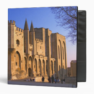 The Pope's Palace in Avignon with people Binder