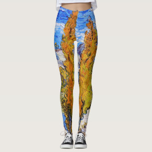 The Poplars at Saint-Rémy, Van Gogh Leggings