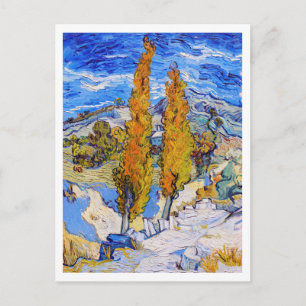 The Poplars at Saint-Rémy, Van Gogh Postcard