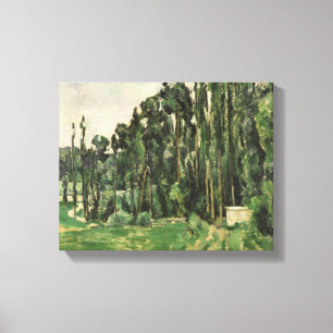 The Poplars, c.1879-82 Canvas Print