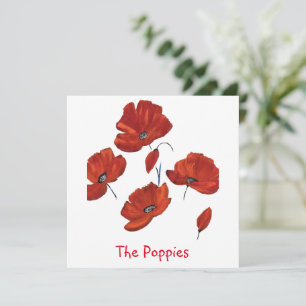 The Poppies    Card