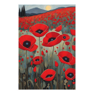 The Poppies Photo Print