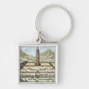 The Porcelain Tower of Nanking, plate 12 from 'Ent Keychain