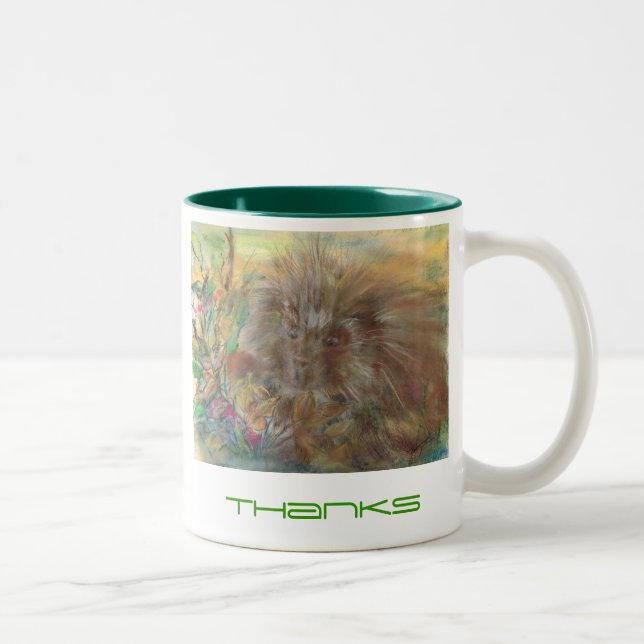 The Porcupine Thanks Mug (Right)