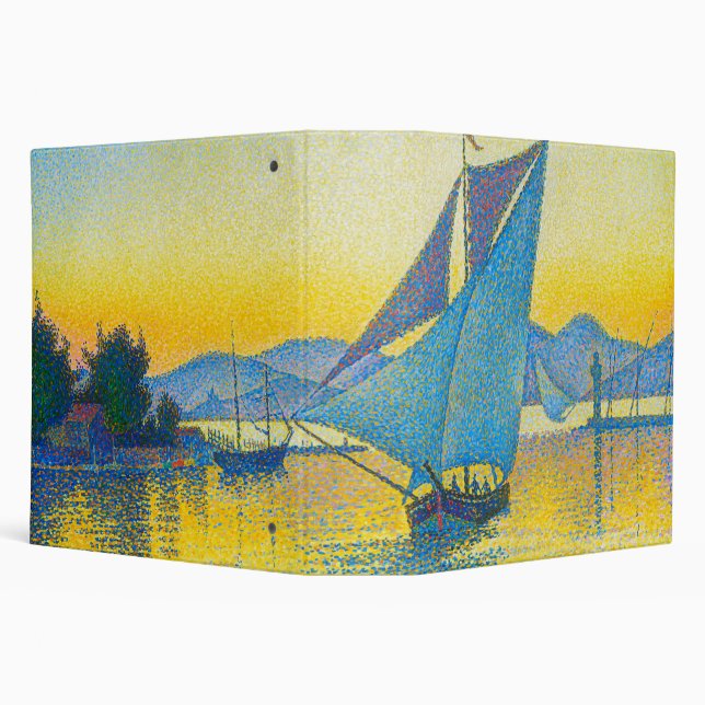 The Port at Sunset, Signac Binder (Background)