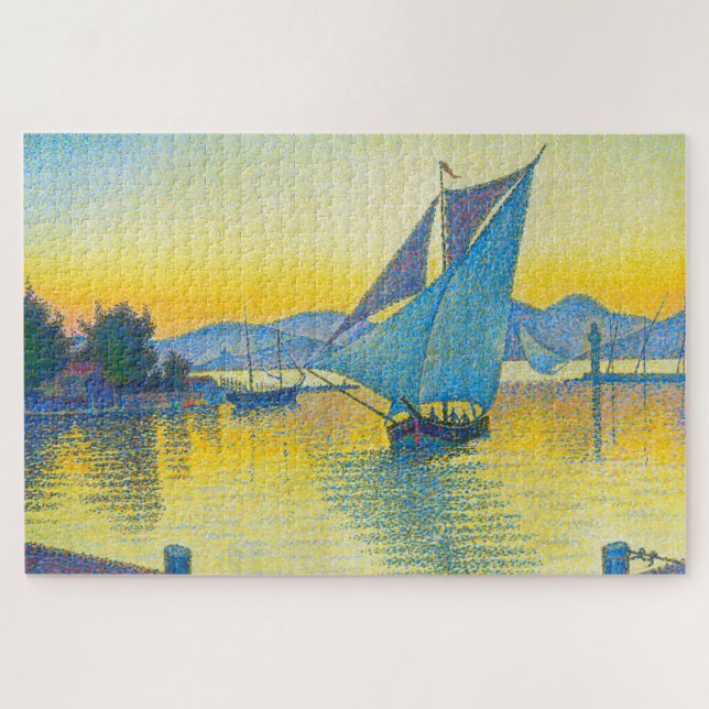 The Port at Sunset, Signac Jigsaw Puzzle (Horizontal)