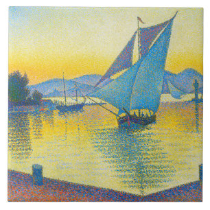 The Port at Sunset, Signac Tile