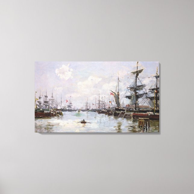 The Port Canvas Print (Front)