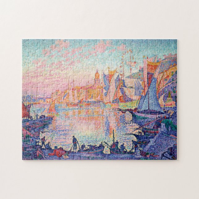 The Port of Saint-Tropez, Signac Jigsaw Puzzle (Horizontal)