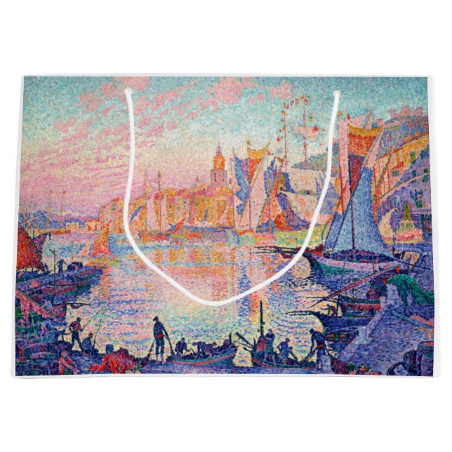 The Port of Saint-Tropez, Signac Large Gift Bag (Front)