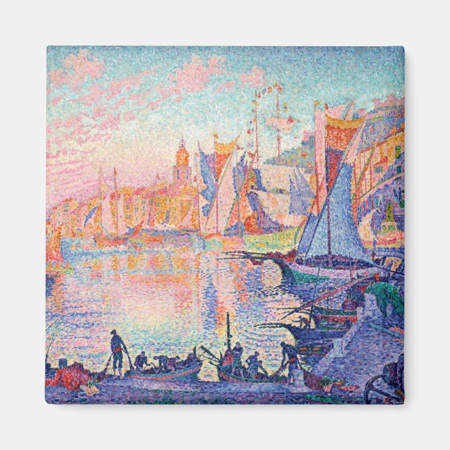 The Port of Saint-Tropez, Signac Magnet (Front)