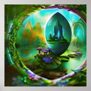 The Portals Within the Garden Portal Poster