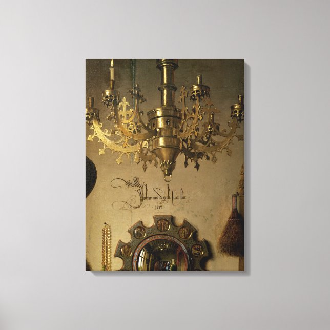The Portrait of Giovanni  Arnolfini Canvas Print (Front)
