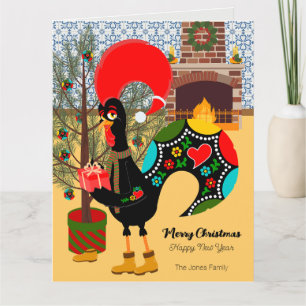 The Portuguese Rooster and the joy of giving Card