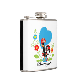 The Portuguese Rooster Hip Flask