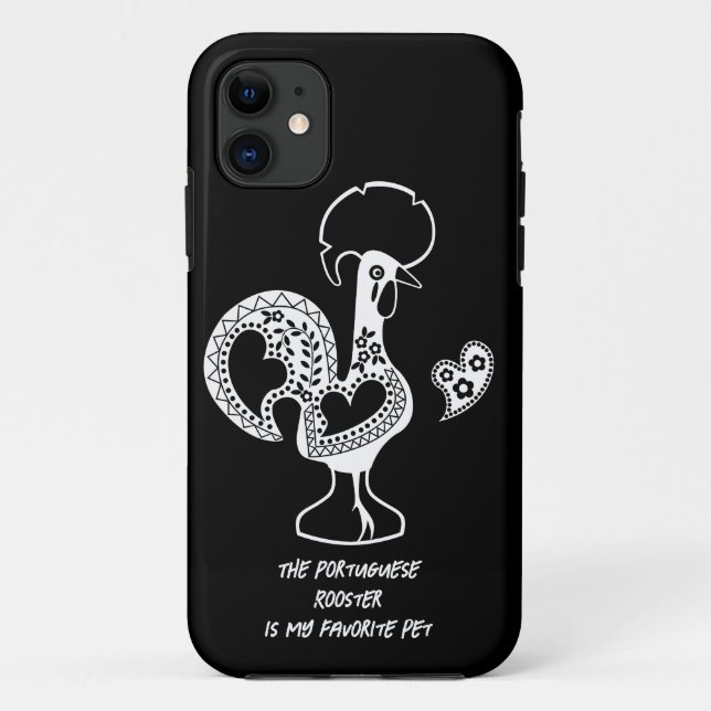 The Portuguese Rooster is my favourite pet Case-Mate iPhone Case (Back)