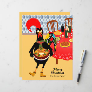 The Portuguese Rooster loves King Cake